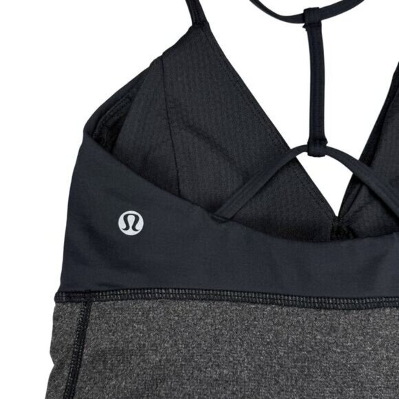 LULULEMON Pranayama Luxtreme Tank Top Black Sz 2 - Picture 5 of 6